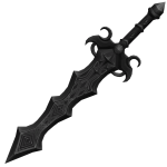 Black Crescent Star Blade