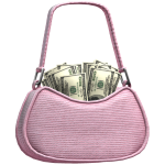 Pink Purse w/ Money