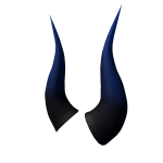 Royal Blue Horns