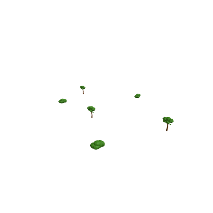 Low poly tree and bush kit
