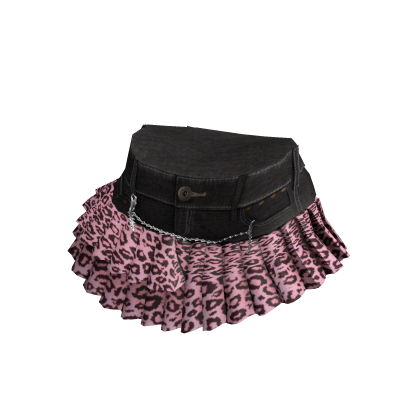 Gyaru Layered Leopard Skirt thumbnail