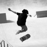 Skaters and music