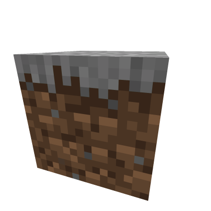 Colorable Minecraft Grass Block