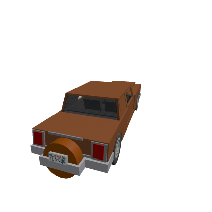 brown classic american car