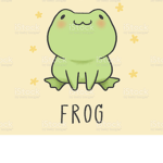 Light green frogs/: