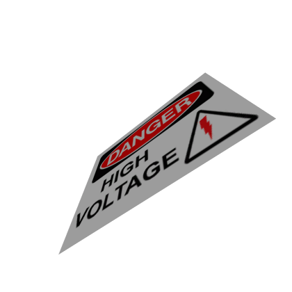 Danger High Voltage Sign