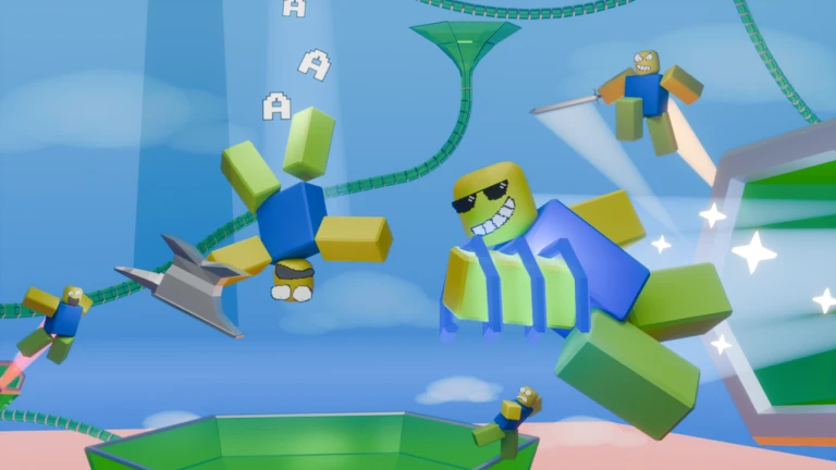 สไลด์ Super Ragdoll | เล่นบน Roblox