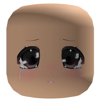 crying anime boy chibi