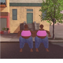 Lovely Peaches in the city icon