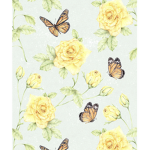 Butterfly and rose fans