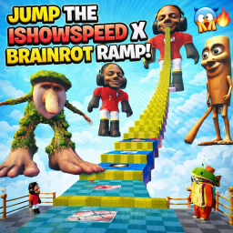 IShowSpeed x Brainrot JUMP RAMP OBBY  😱💥