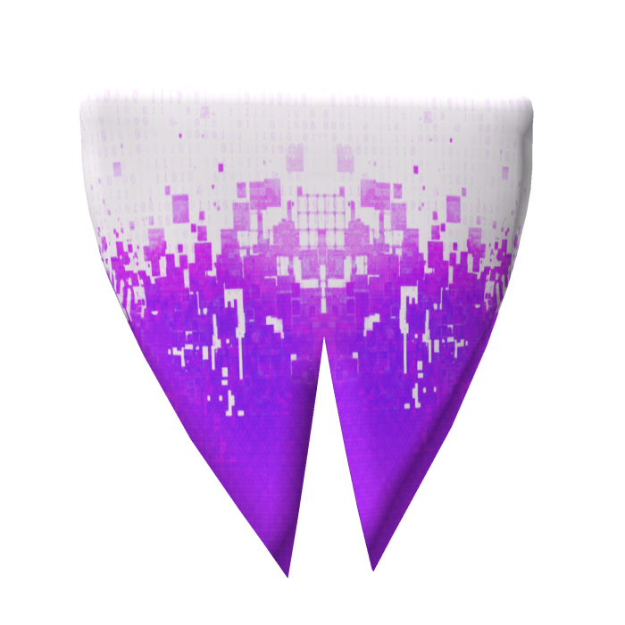 👾 Purple & White Glitch tailcoat [1.0]