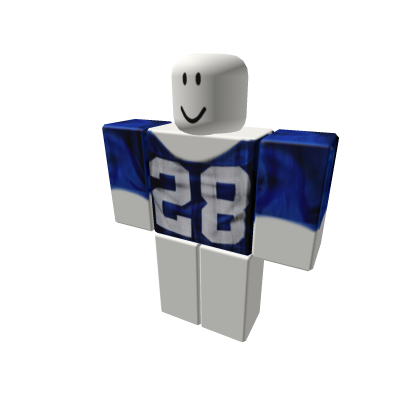 Blue Football Jersey shirt top thumbnail