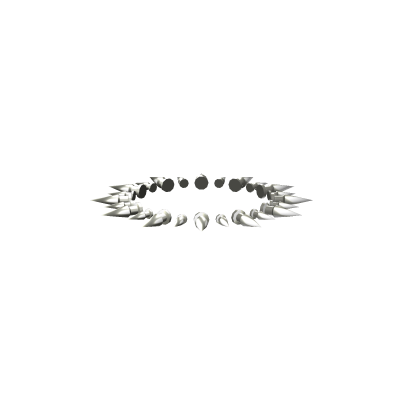 White Spikey Crown Roblox item