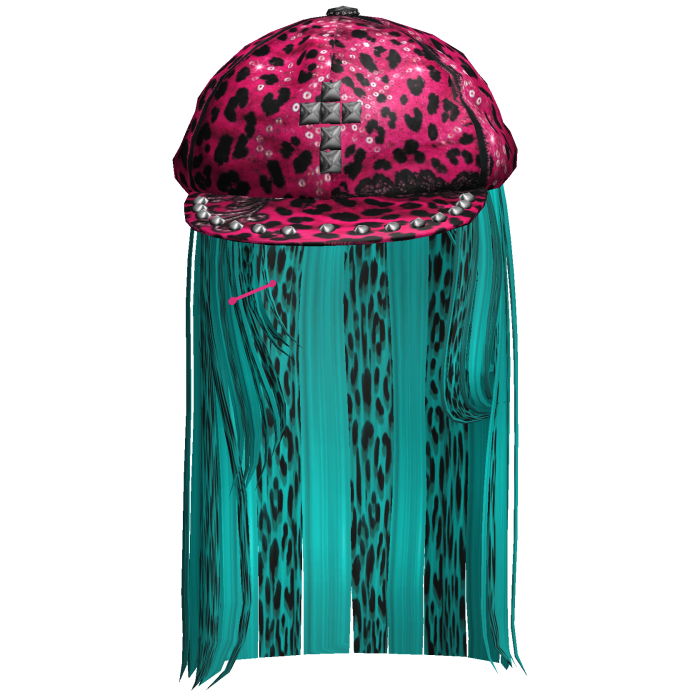 Cheetah Teal Swag 2016 Straight Long Hair