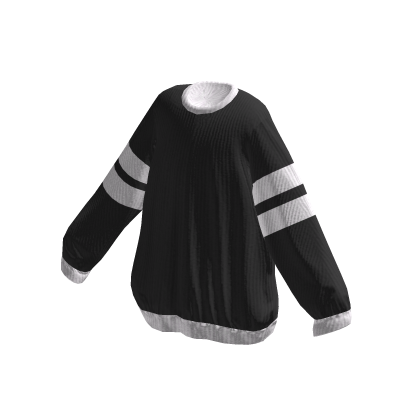 Black and White Oversized Cozy Sweater thumbnail