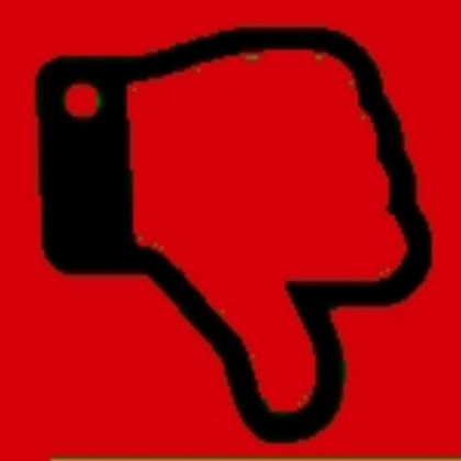 dislike icon Roblox decal