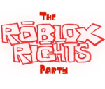 The Roblox Rights party
