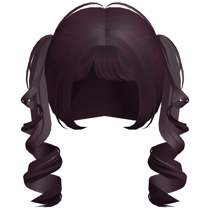curly dollette cute short pigtails in berry