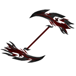 Red & Black Reaper Scythe