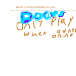 my doors speedrun group