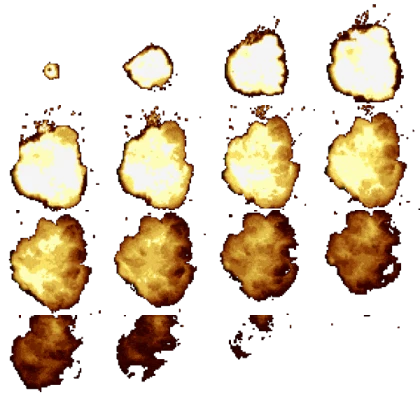 low quality explosion sprite sheet