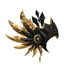 Golden Crystalline Feather Helm