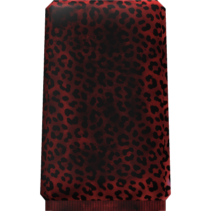 Red Leopard Y2K Zip Sleeve ( Left ) Roblox item