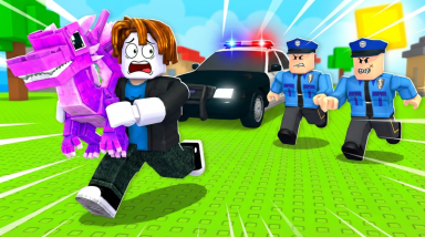 Thumbnail for Roblox game: Escape Police For Brainrots