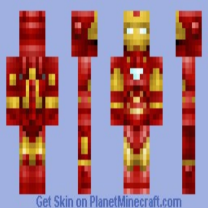 IronMan_2134190_minecraft_skin-2134190 Roblox decal