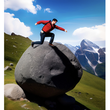 push a boulder to the end