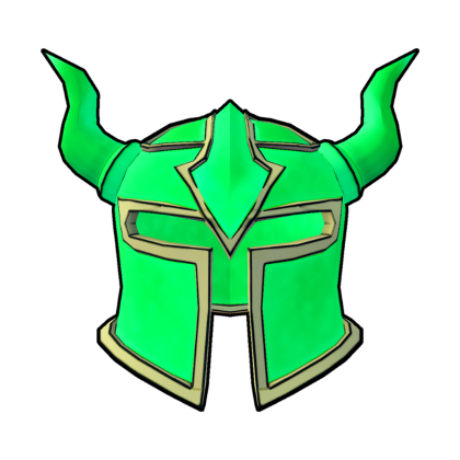 Emerald Bull Helmet