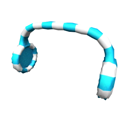 Fluffy Blue Peppermint Earmuffs Roblox item thumbnail