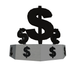 Silver Money Crown