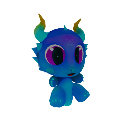 Shoulder Chibi Dragon (Azure) thumbnail