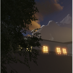 Courtyard of the Diplomatic Embassy