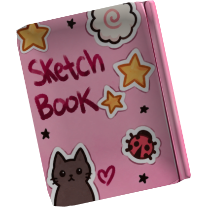 cute highschool school sketch book 