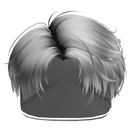 Silver Side Part Boy Hair Roblox item