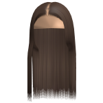 Straight Long Baddie Buss Down (Brown)