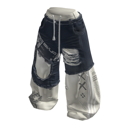 White Rules Double Waistband Jeans