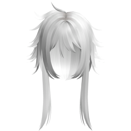 Spiky Layered Emo Scene Hair White