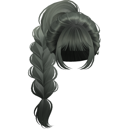 Braided Anime Princess Ponytail Dark Green