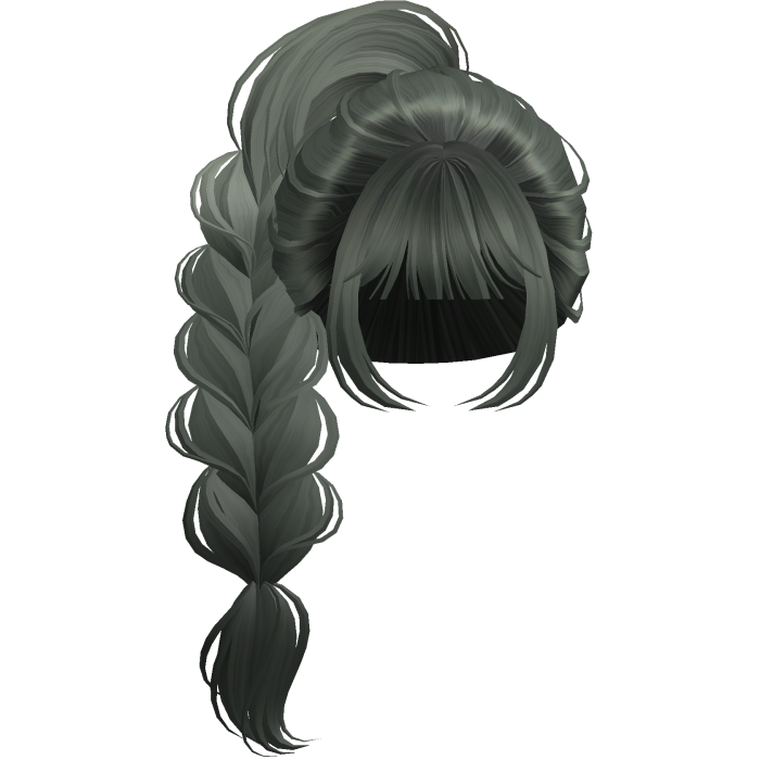 Braided Anime Princess Ponytail Dark Green