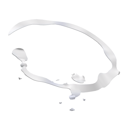 ♡ spilled milk ring white halo Roblox item