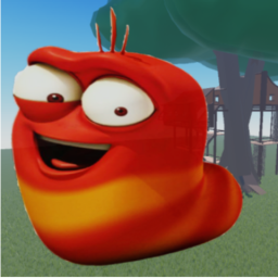 Přežijte vraha Red Larva!