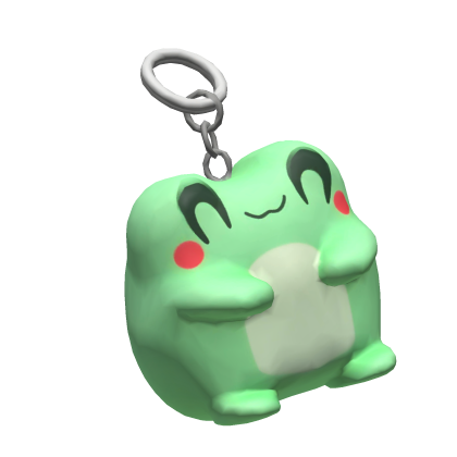 Green Frog Keychain