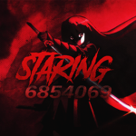 . staring
