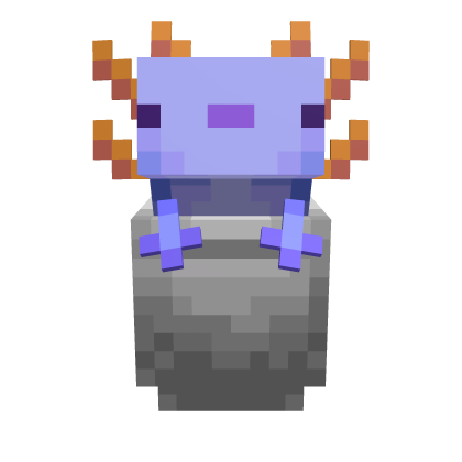 Blue Axolotl Bucket Backpack Roblox item