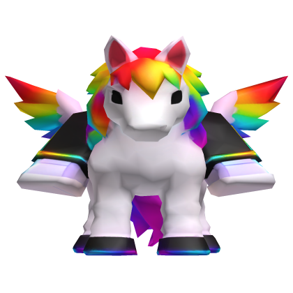 Rainbow Neon Alicorn