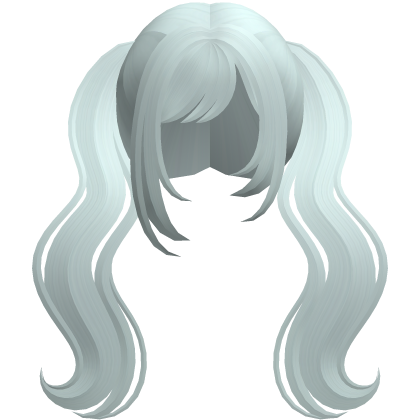 teal long wavy moe dolly pigtails